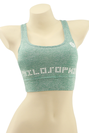 Fitness - Bustiera sport din material elastic MG-201verde