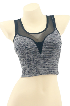 Fitness - Bustiera sport din material elastic MG-4782gri