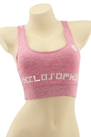 Fitness - Bustiera sport din material elastic MG-201roz