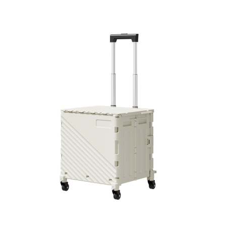Echipamente pentru transport și ridicat - Carucior de cumparaturi pliabil cu 4 roti rotative si maner telescopic SHYE-7090-B