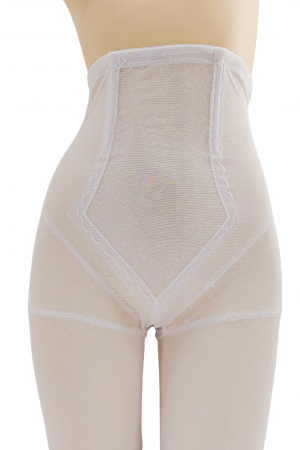 Corsete - Chilot modelator cu talie foarte inalta si prelungire pe picior 9320alb