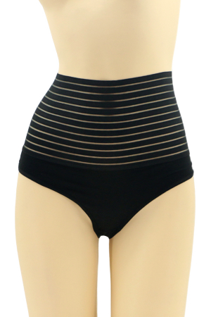 Corsete - Chilot tanga modelator cu talie inalta WS-SF66985negru