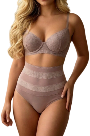 Corsete - Chilot modelator cu talie foarte inalta TANG-A4299roz