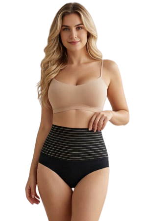 Corsete - Chilot tanga modelator cu talie inalta WS-SF66985negru