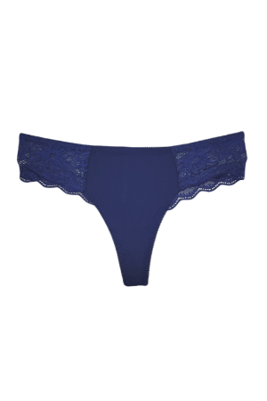 Chiloți brazilieni - Chiloti brazilieni cu dantela C21029bleumarin