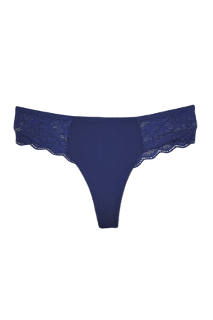 Chiloți brazilieni - Chiloti brazilieni cu dantela C21029bleumarin
