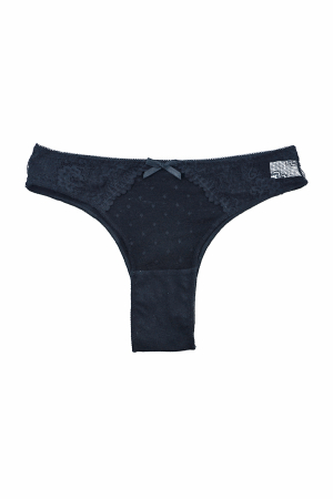 Chiloți brazilieni - Chiloti brazilieni din bumbac 85-304negru