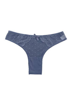 Chiloți brazilieni - Chiloti brazilieni din bumbac 85-304gri