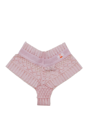 Chiloți brazilieni - Chiloti brazilieni din dantela elastica WS-1070roz
