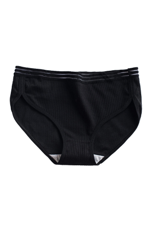 Chiloți clasici - Chiloti clasici din material elastic WNS-T15negru