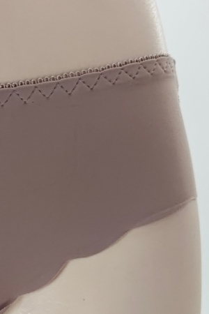 Damă - Chiloti clasici lycra cu insertii dantela TANG-A4372maro