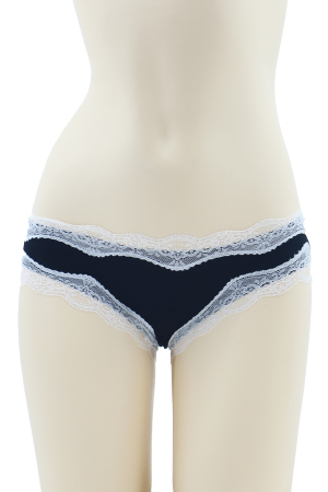 Chiloți sexy - Chiloti sexy brazilieni cu dantela si decupaje la spate MFF419
