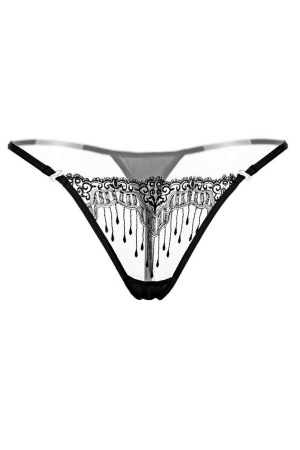 Chiloți sexy - Chiloti sexy tanga, decupati cu insertii dantela LH2153