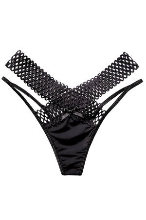 Chiloți sexy - Chiloti sexy brazilieni cu funda si benzi elastice LH2282negru