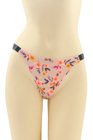 Chiloți tanga - Chiloti tanga cu aplicatii decorative MG-P3358portocaliu