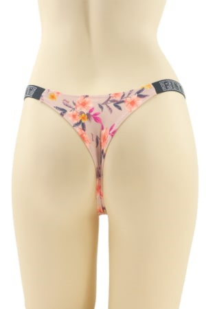 Damă - Chiloti tanga cu aplicatii decorative MG-P3358portocaliu