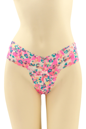Chiloți tanga - Chiloti tanga cu dantela brodata CT-Q8164fucsia