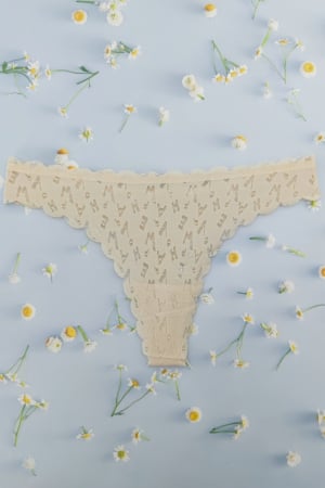 Chiloți tanga - Chiloti tanga cu textura fina A1256bej