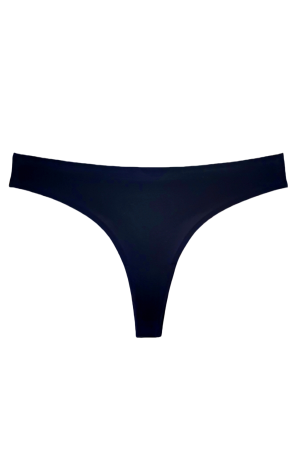 Chiloți tanga - Chiloti tanga cu textura fina A1431negru