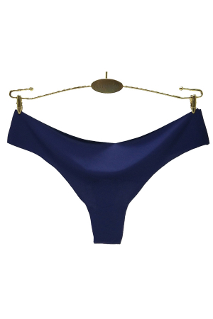 Chiloți tanga - Chiloti tanga fara cusaturi 87393bleumarin