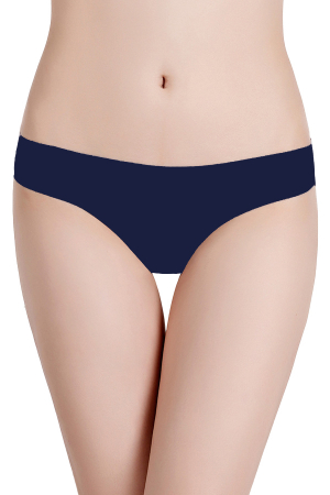 Chiloți tanga - Chiloti tanga fara cusaturi 87393bleumarin