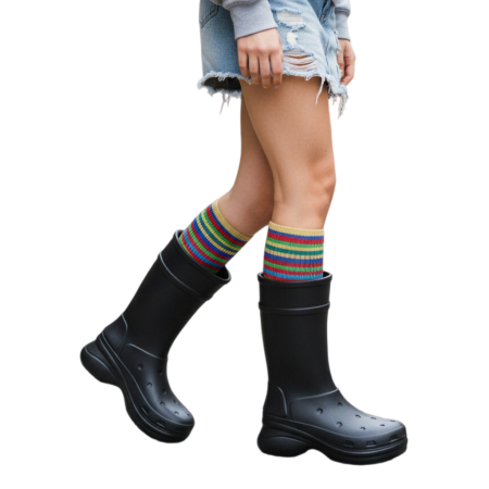 Damă - Cizme de ploaie impermeabile CO530negru