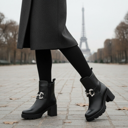 Ghete imblanite A10378negru [9]