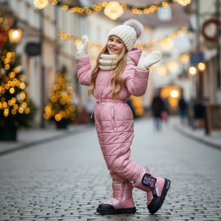 Cizme - Cizme imblanite A8870-2