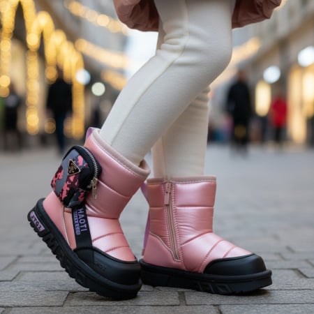 Cizme - Cizme imblanite B8870-2