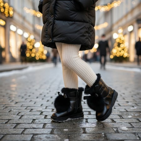 Copii - Cizme imblanite A8898