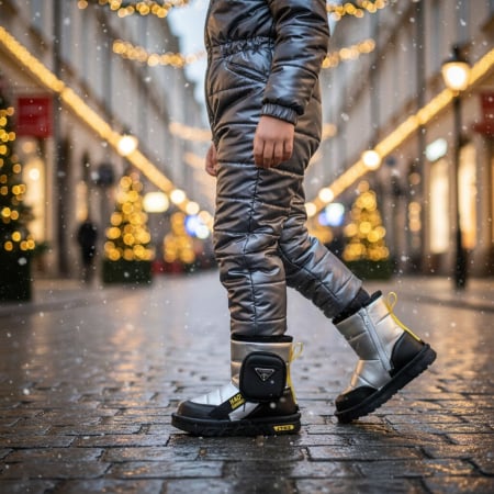 Cizme - Cizme imblanite A8870-6