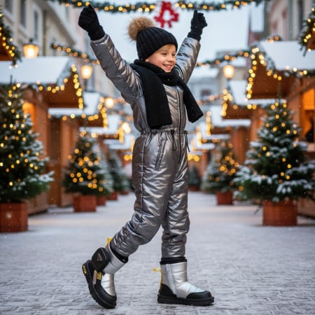 Cizme - Cizme imblanite A8870-6