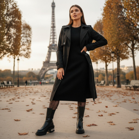 Damă - Ghete imblanite A10313