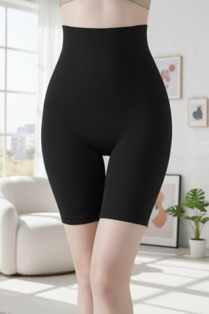 Colanți - Colanti scurti modelatori cu efect push-up CD8895