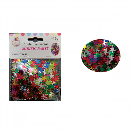 Accesorii party - Confetti aniversar pentru decoratiuni 15 g QT9456