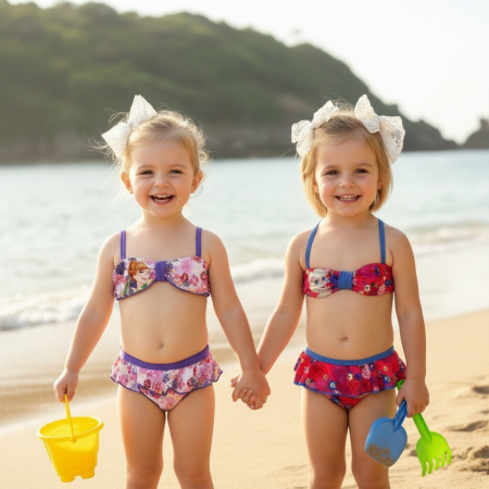 Costume de baie - Costum de baie intreg cu Frozen ER1868