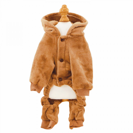 Animale de companie - Costumas de dinozaur cu gluga XINA2104caramiziu