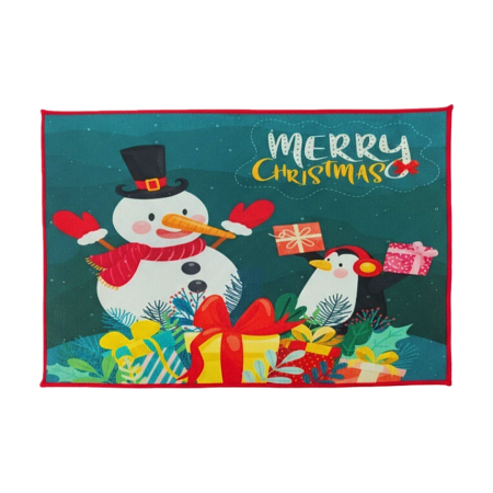 Preșuri - Covoras decorativ pentru intrare, model Craciun 6220-2523