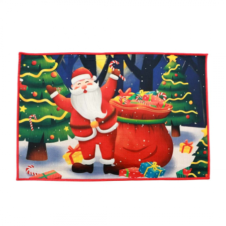 Preșuri - Covoras decorativ pentru intrare, model Craciun 6220-4