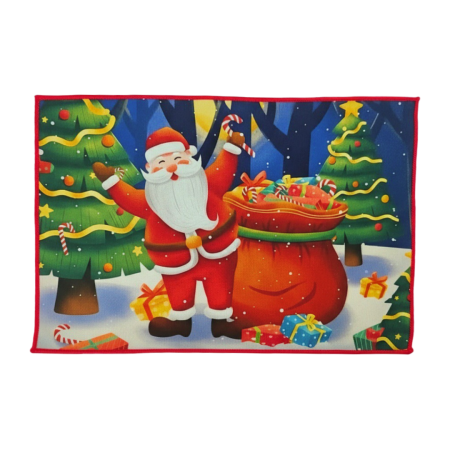 Preșuri - Covoras decorativ pentru intrare, model Craciun 6220-4