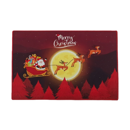 Preșuri - Covoras decorativ pentru intrare, model Craciun 6220-6