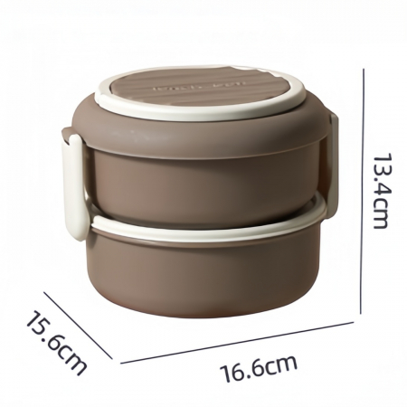 Articole casă - Cutie alimentara pentru pranz 1200 ml SHYE-6428maro