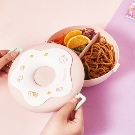 Accesorii și veselă - Cutie alimentara pentru pranz 1000 ml SHYE-6717roz