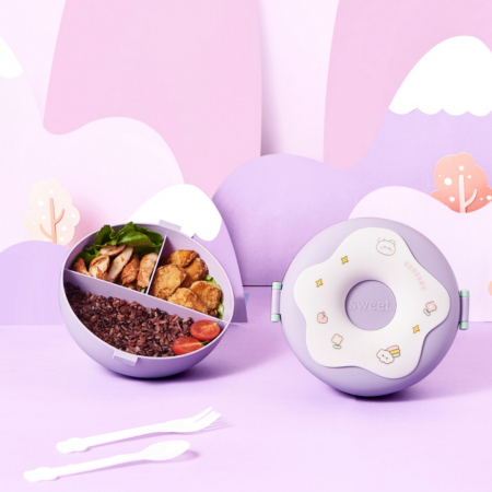 Accesorii și veselă - Cutie alimentara pentru pranz 1000 ml SHYE-6717mov