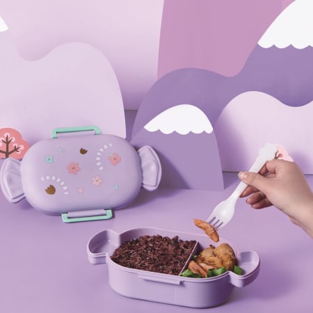 Accesorii și veselă - Cutie alimentara pentru pranz 1000 ml SHYE-6718mov