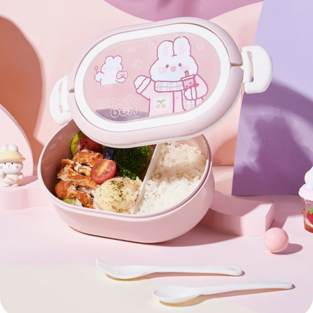 Articole pentru bucătărie - Cutie alimentara pentru pranz 2000 ml SHYE-6447roz