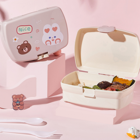 Accesorii și veselă - Cutie alimentara pentru pranz 650 ml SHYE-6807roz