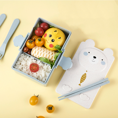 Accesorii și veselă - Cutie alimentara pentru pranz 800 ml SHYE-6209albastru