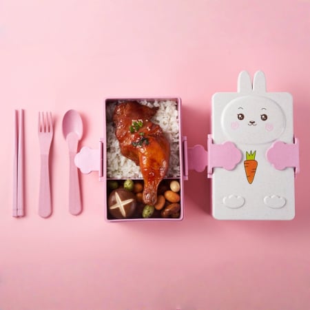 Accesorii și veselă - Cutie alimentara pentru pranz 800 ml SHYE-6209roz