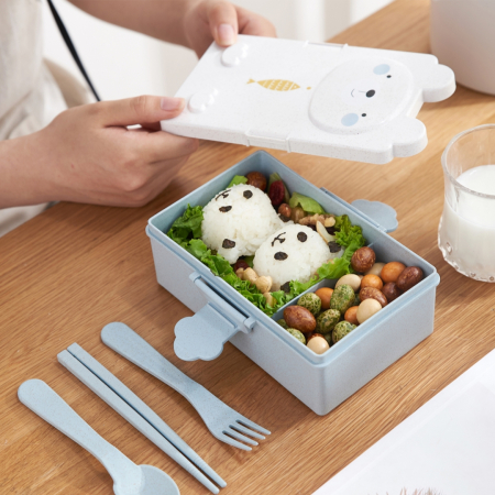 Accesorii și veselă - Cutie alimentara pentru pranz 800 ml SHYE-6209albastru